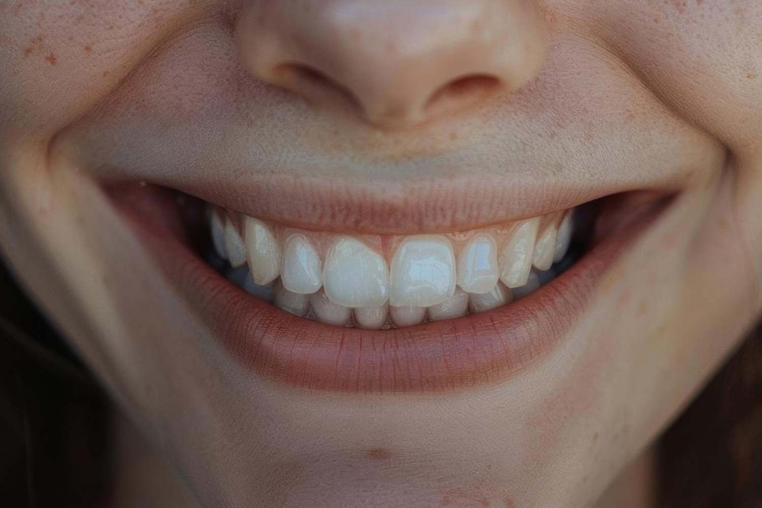 macchie bianche denti